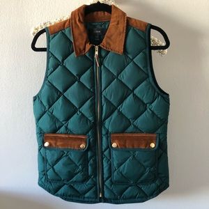 J. Crew Excursion Vest with Corduroy Detailing